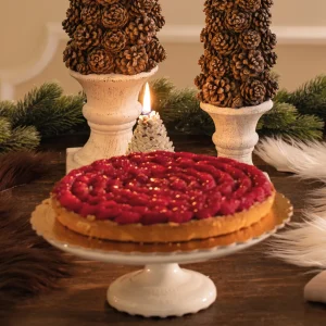 Alzata per dolci in porcellana lavorata a mano disponibile in 3 colorirnrn 