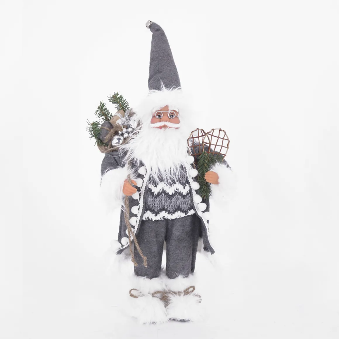 babbo_natale_in_piedi_su__1.webp Babbo Natale in piedi su sci con sacco portadoni, in poliresina.