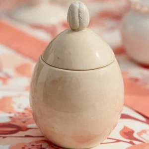 Barattolo decorativo porcellana