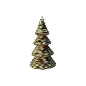Candela ad albero champagne, disponibile in diverse misure.