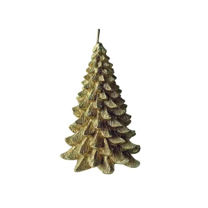 Candela albero champagne, disponibile in diverse misure.