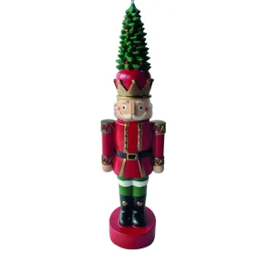 Candela schiaccianoci con albero.