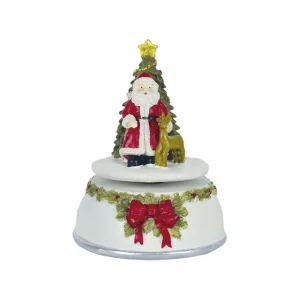 Carillon Babbo Natale in poliresina.