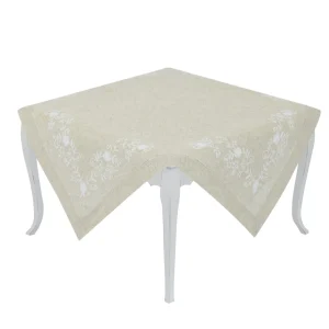Centrotavola con ricamo orlo a giorno disponibile in 2 varianti di colore