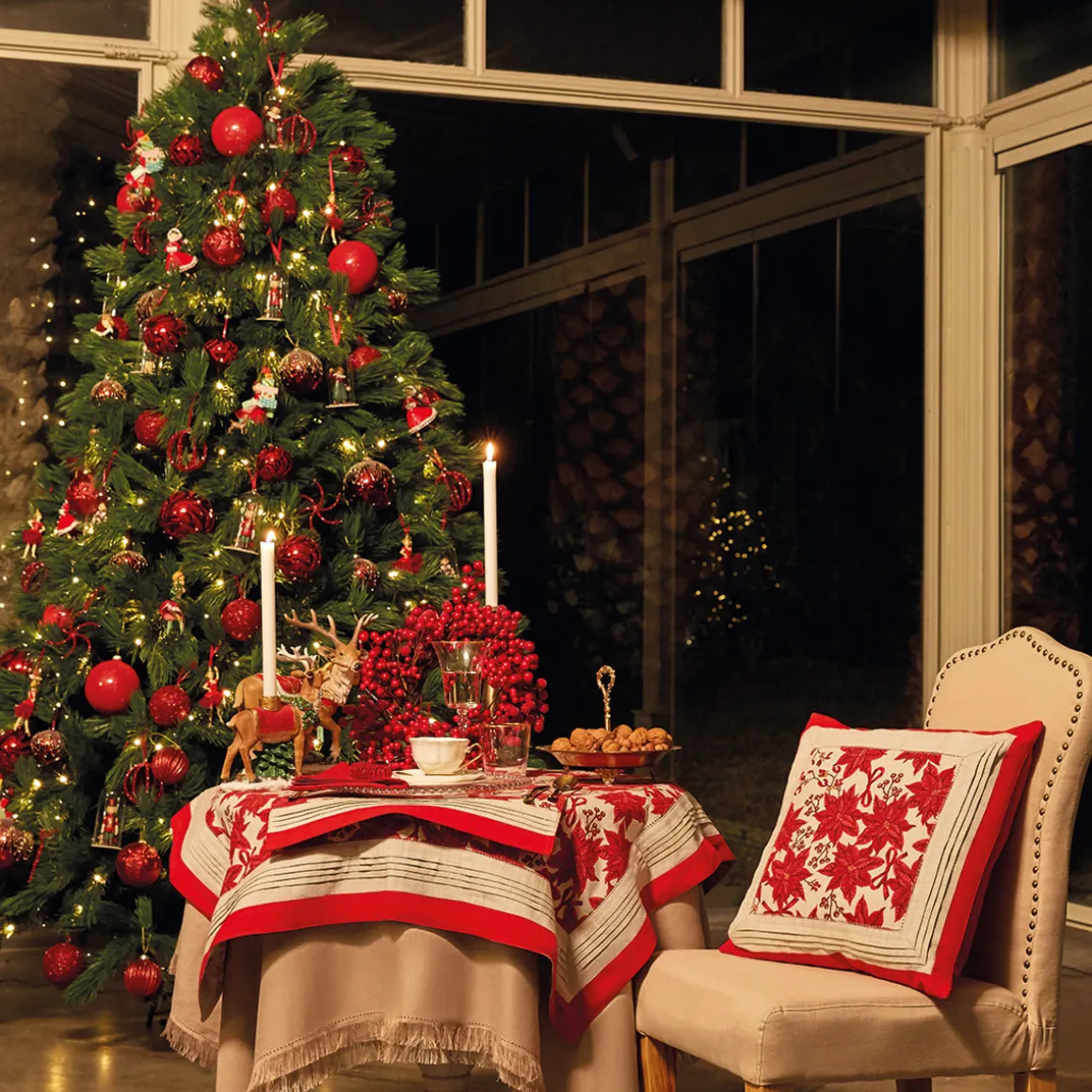 centrotavola_in_panama_fi_1.webp Centrotavola in panama fiammata stampata con doppio bordo