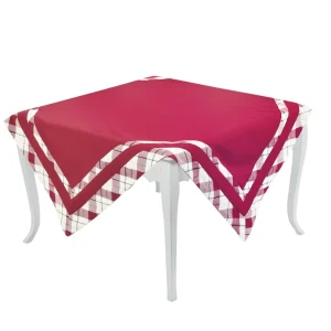 Centrotavola tinta unita disponibile in rosso o panna