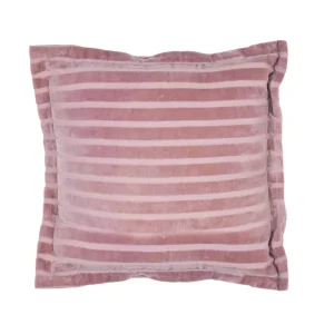 Copricuscino in velluto con ZiP con ponpon disponibile in diverse varianti.