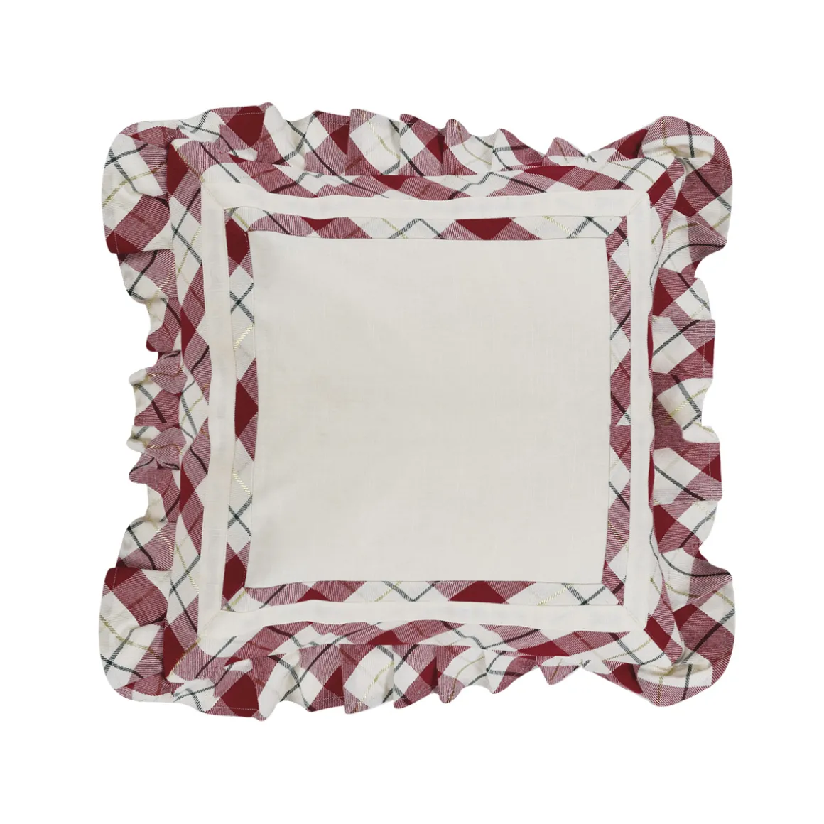 cuscino_duarredo_con_zip__0.webp Cuscino du2019arredo con zip con doppio bordo applicato a quadri e filo lurex oro