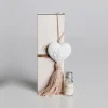 Gessetto profumato a forma di cuore (rosa & vaniglia)