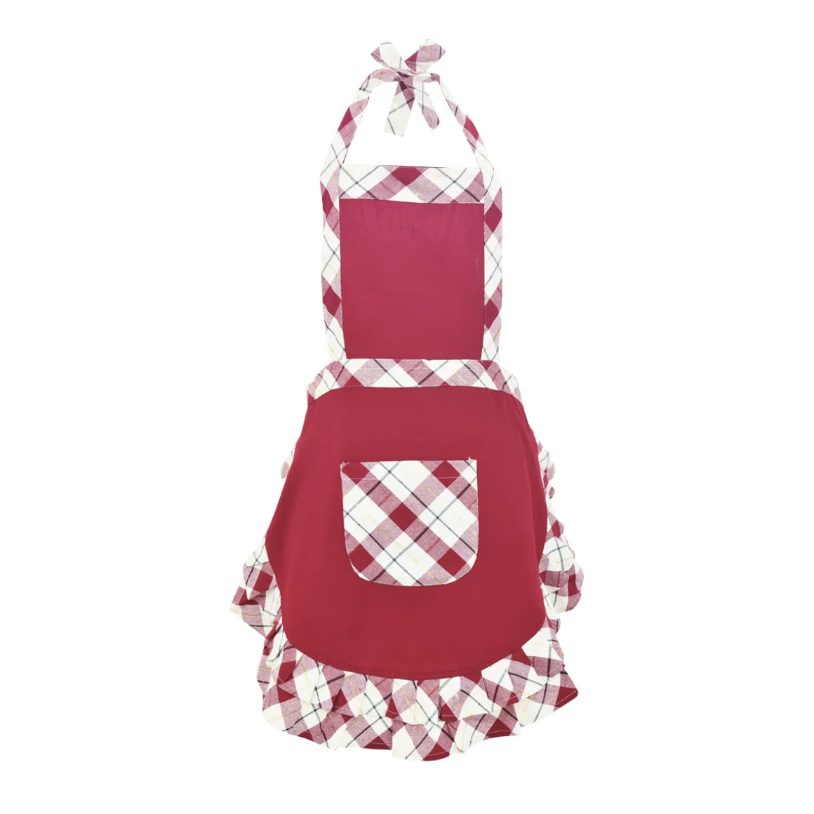 grembiule_con_pattina_con_1.webp Grembiule con pattina con doppio bordo applicato a quadri e filo lurex oro