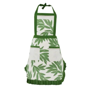 GREMBIULE LINO E COTONE STAMPA DIGITALE