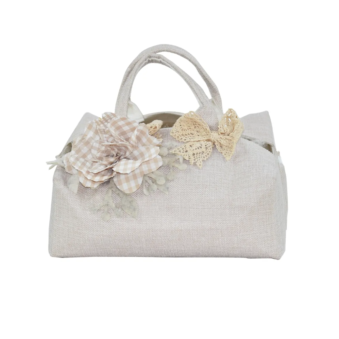 porta_torta_in_tessuto_co_1.webp Porta torta in tessuto con fiore e fiocco applicati