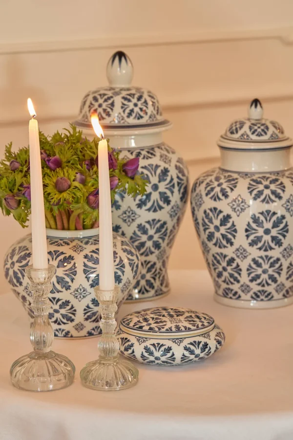 Portacandele in vetro medium