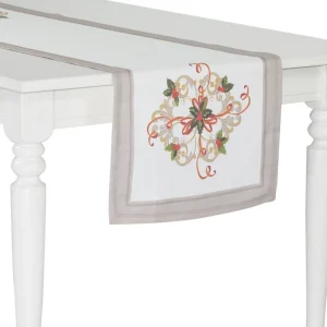 Runner in cotone new panama con stampa digitale piazzata