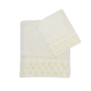 SET ASCIUGAMANI 100% COTONE IN 3 VARIANTI DI COLORE