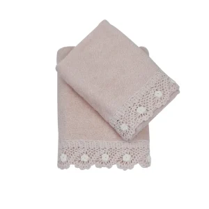 SET ASCIUGAMANI 100% COTONE IN 2 VARIANTI DI COLORE