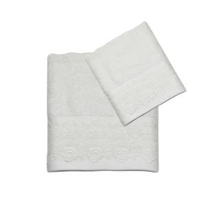 SET ASCIUGAMANI 100% COTONE IN 3 VARIANTI DI COLORE