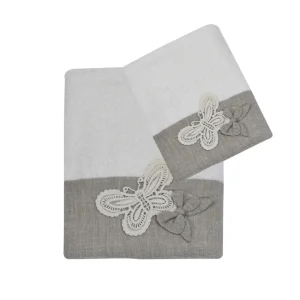 SET ASCIUGAMANI 100% COTONE IN 3 VARIANTI DI COLORE