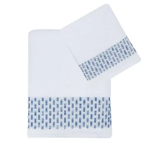 SET ASCIUGAMANI 100% COTONE NUA COTTON IN 6 VARIANTI DI COLORE