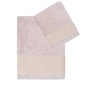 SET ASCIUGAMANI 100% COTONE NUA COTTON IN 6 VARIANTI DI COLORE