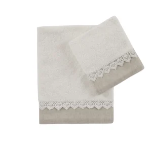 Set asciugamani 100% cotone per il bagno in 4 varianti di colore