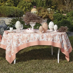 Set asciugamani 1+1 in cotone con stampa floreale