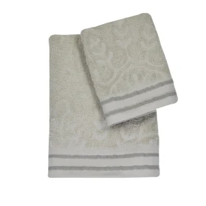 SET ASCIUGAMANI LINO E COTONE IN 5 VARIANTI DI COLORE