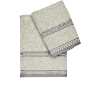 SET ASCIUGAMANI LINO E COTONE IN 5 VARIANTI DI COLORE