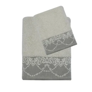 SET ASCIUGAMANI LINO E COTONE IN 2 VARIANTI DI COLORE