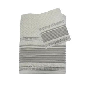 SET ASCIUGAMANI LINO E COTONE IN 2 VARIANTI DI COLORE