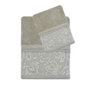 SET ASCIUGAMANI LINO E COTONE IN 2 VARIANTI DI COLORE