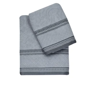 SET ASCIUGAMANI LINO E COTONE IN 5 VARIANTI DI COLORE