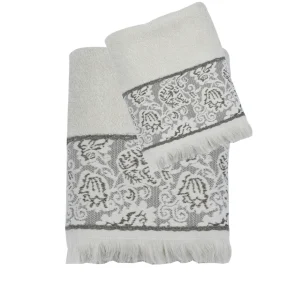 SET ASCIUGAMANI LINO E COTONE IN 3 VARIANTI DI COLORE