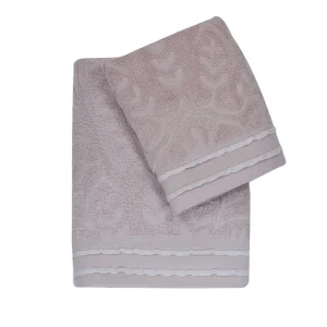 SET ASCIUGAMANI LINO E COTONE IN 5 VARIANTI DI COLORE