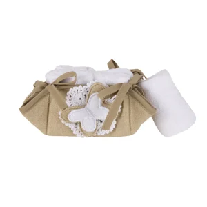 Set di 4 lavette 100% cotone