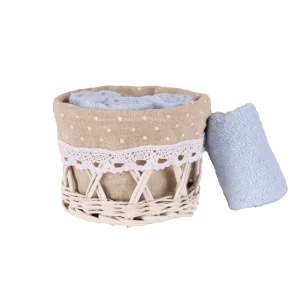 Set di 4 lavette 100% cotone disponibili in 6 varianti di colore.