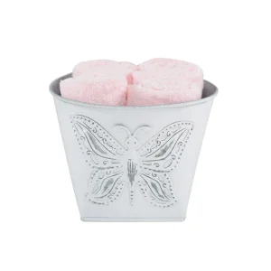 Set di 4 lavette 100% cotone in 6 varianti di colore