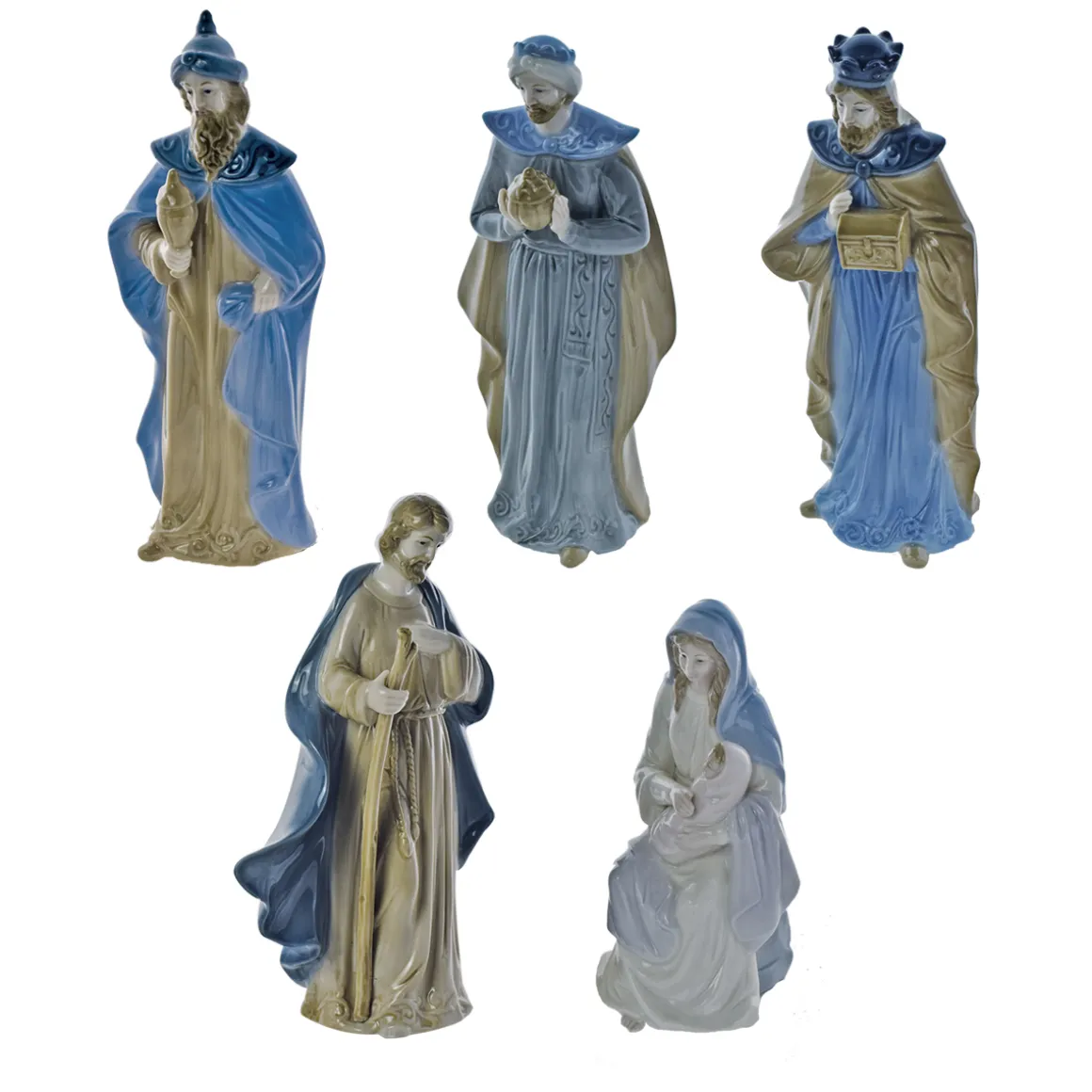 set_pz_presepe_bimbo_tra__0.webp Set 5pz presepe: bimbo tra le braccia della madre+ Giuseppe e 3 Re magi, in porcellana.