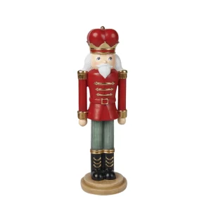 Soldatino schiaccianoci in poliresina.