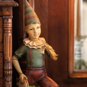 Statuina decorativa giullare