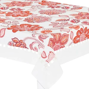 TOVAGLIA LINO E COTONE STAMPA FLOREALE