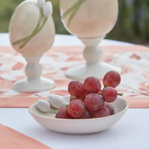 Vassoio decorativo porcellana con tulipani